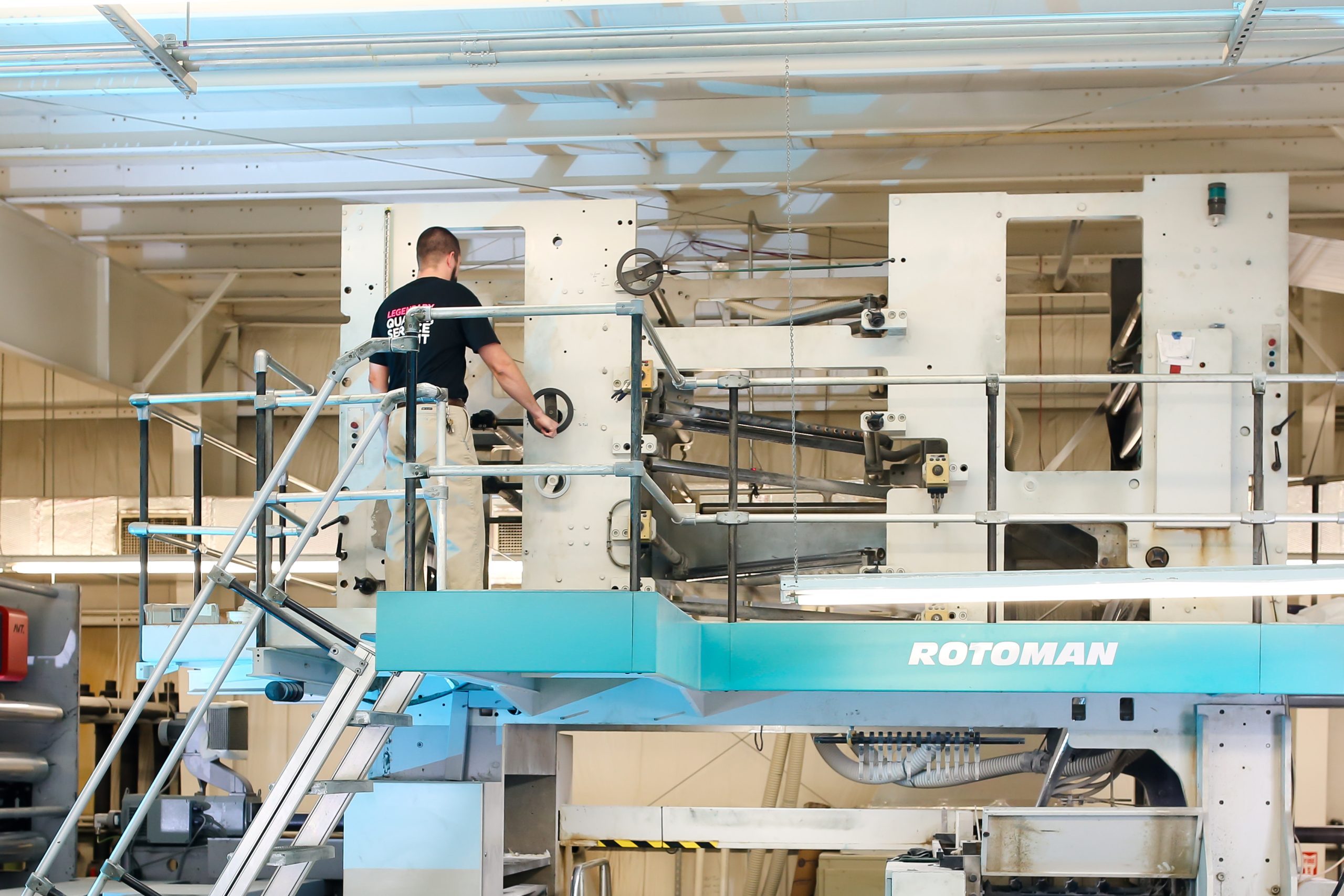 Hartley Press production floor